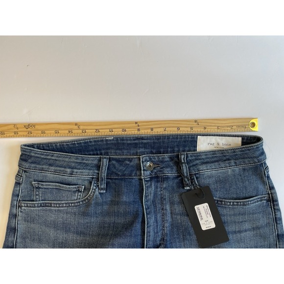 NEW Rag & Bone Fit 3 Athletic Jeans Men's 34x30 Medium Wash Denim Stretch Casual - Picture 6 of 8